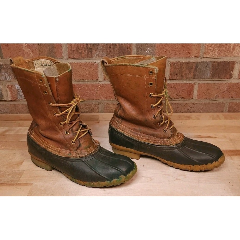 LL Bean Boot Vintage Main‎ Hunting Mens Size 6 Narrow Rain Shoe